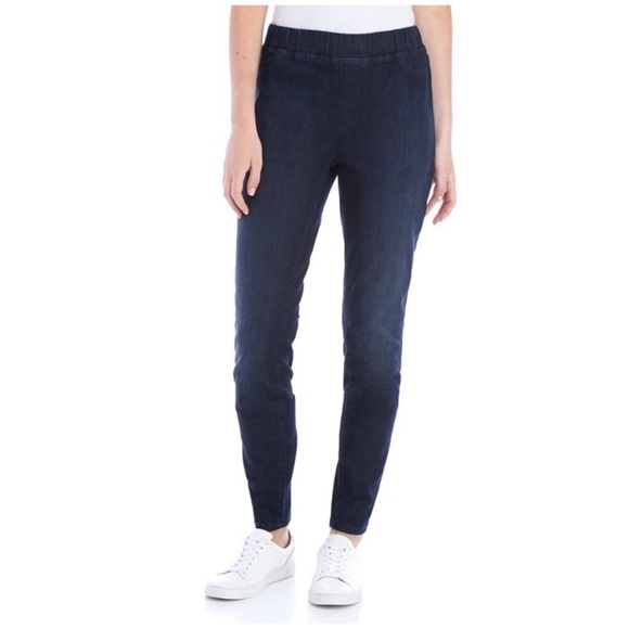 Eileen Fisher Dark Denim Pull-On Jeggings Women’s Size M - Picture 1 of 11